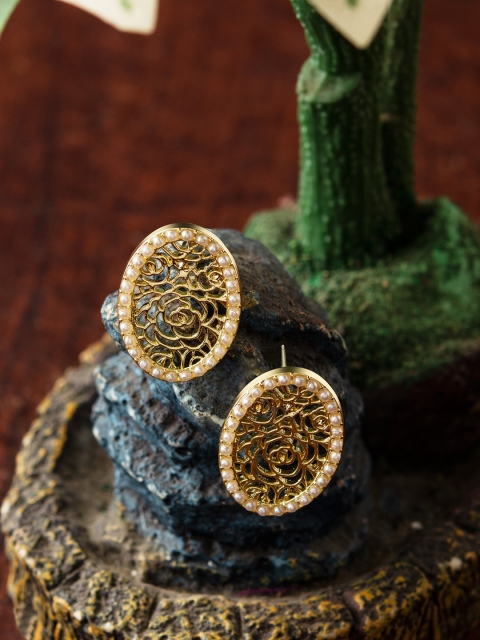 

E2O Gold-Plated Circular Studs