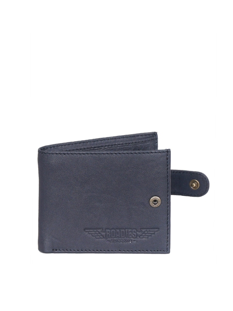 

Roadies By Justanned Snap Open Men's Leather Wallet, Black