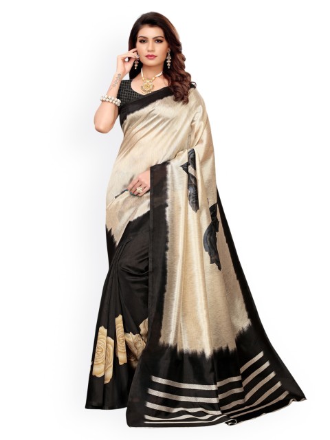 

KALINI Black Floral Saree