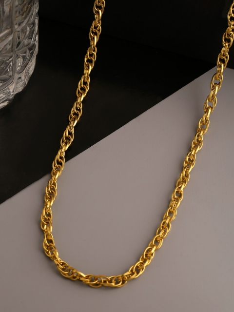 

Tistabene Men Gold-Toned Alloy Gold-Plated Chain