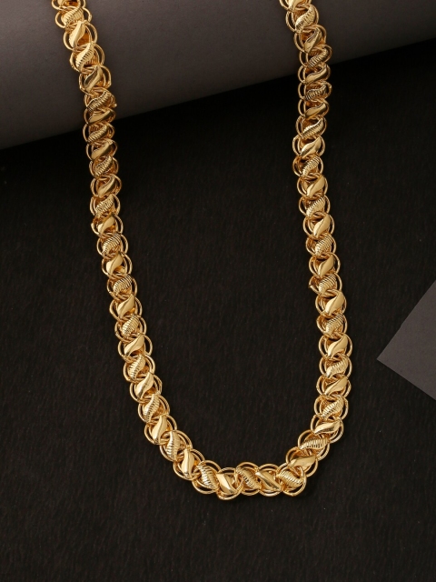 

Tistabene Men Gold-Plated Alloy Gold-Plated Chain