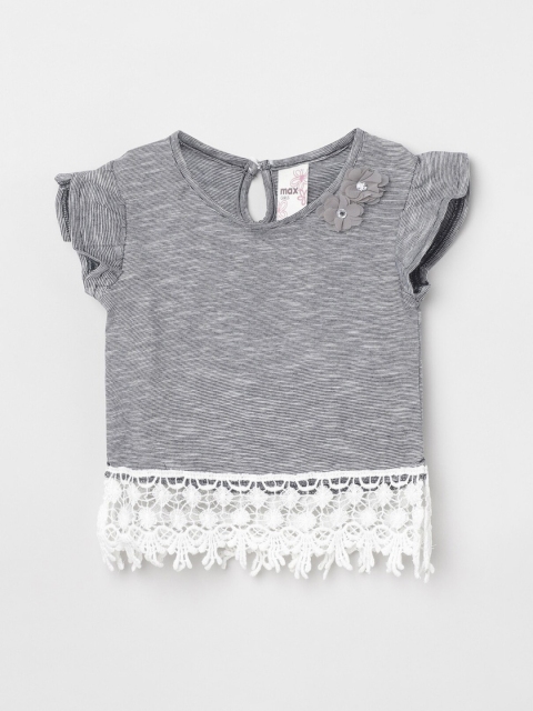 

max Blue Regular Lace Inserts Top