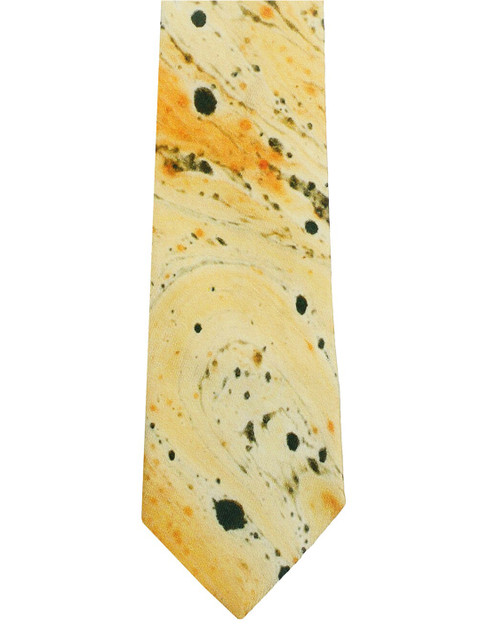 

CHOKORE Men Beige Printed Broad Tie