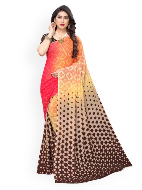 

KALINI Multicoloured Printed Pure Georgette Saree, Multi