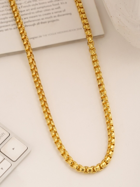 

Tistabene Men Gold-Toned Alloy Gold-Plated Chain