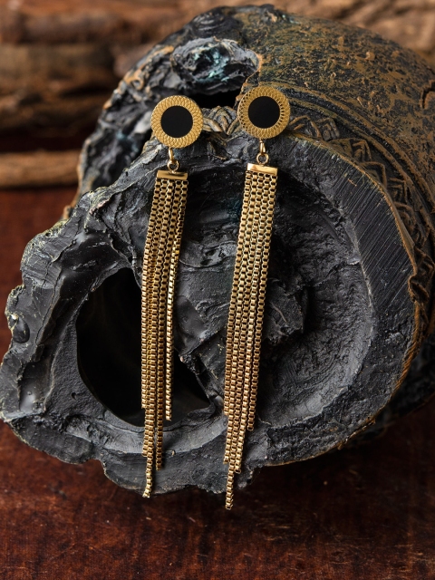 

E2O Gold Geometric Drop Earrings
