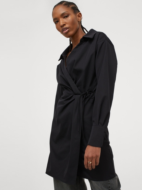 

H&M Black Wrap Dress