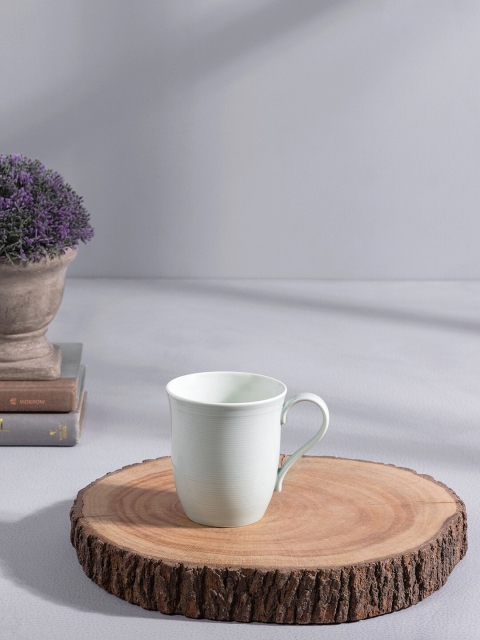 

Pure Home and Living Green Set of 2 Solid Ceramic Mugs 280 ml
