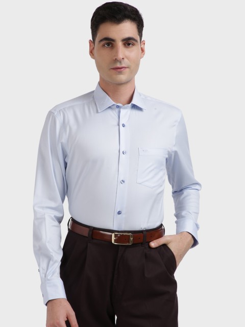 

ColorPlus Men Blue Tailored Fit Formal Shirt