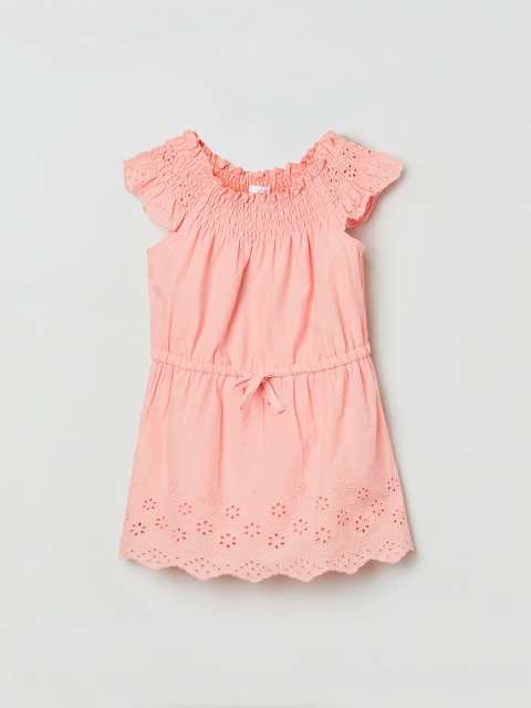 

max Girls Pink Cinched Waist Top