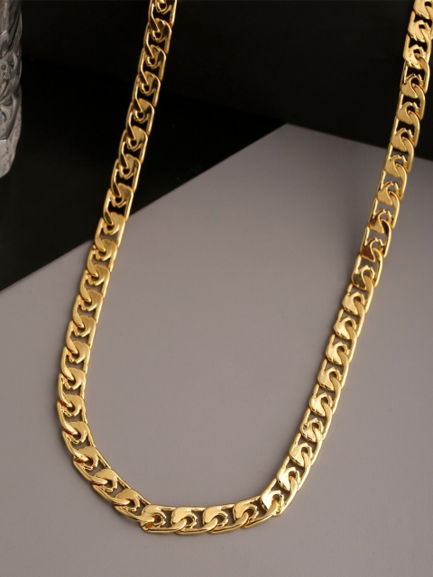 

Tistabene Men Gold-Toned Alloy Hand Made Designer Links Chain