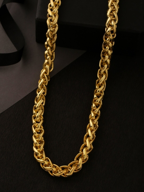 

Tistabene Men Gold-Toned Alloy Gold-Plated Chain