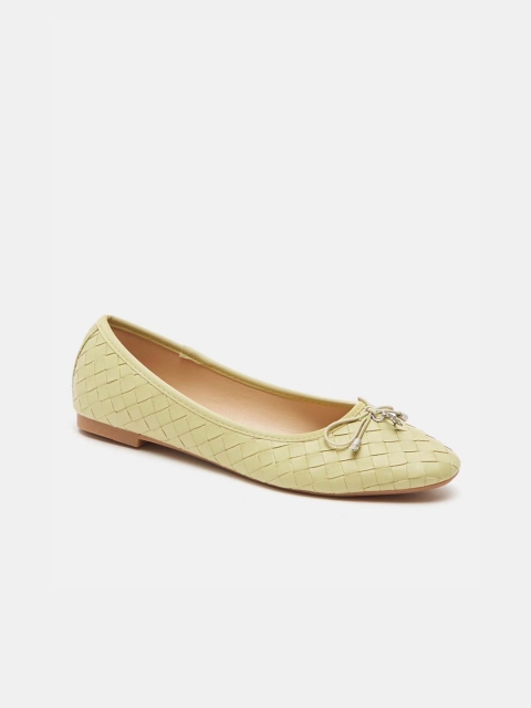

shoexpress Women Green Ballerinas with Bows Flats