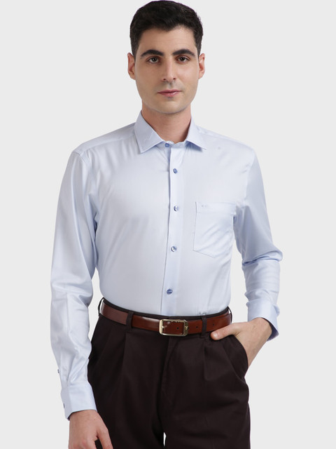 

ColorPlus Men Blue Tailored Fit Formal Shirt