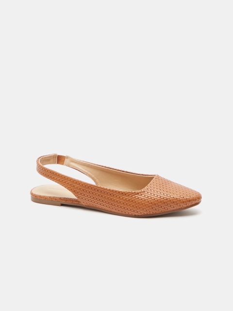 

shoexpress Women Brown Ballerina Flats