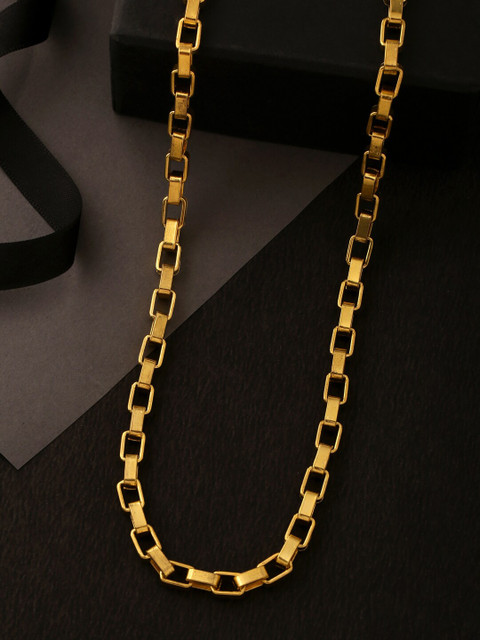 

Tistabene Men Gold Classic Modern Box Chain