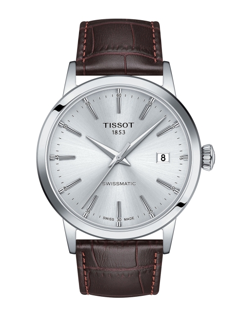 

TISSOT Men Silver-Toned Analogue Watch T1294071603100