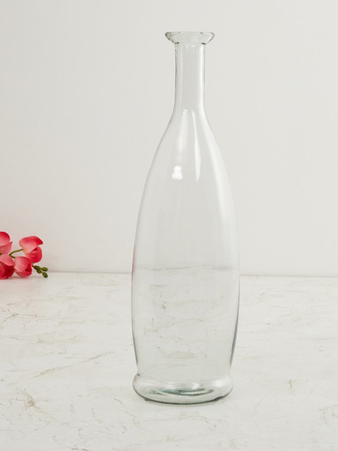 

Home Centre Transparent Solid Fiesta Bottle Glass Vase