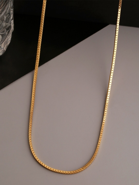 

Tistabene Men Gold-Plated Alloy Minimal Chain