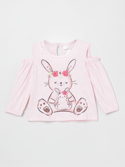 

max Girls Pink Regular Top
