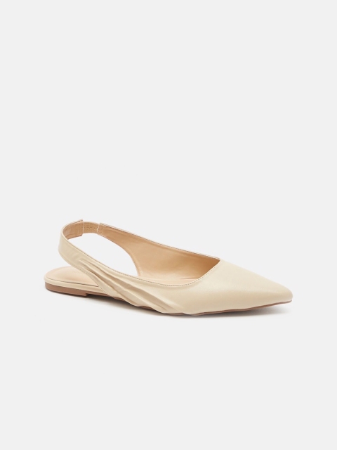 

shoexpress Women Beige Mules Flats