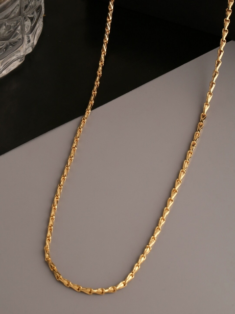 

Tistabene Men Gold Twisted Links Gold Plated Chain