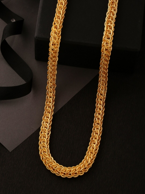 

Tistabene Men Gold-Toned Alloy Gold-Plated Chain
