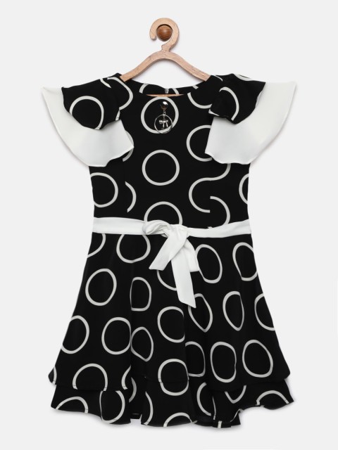 

Tiny Girl Black Crepe Midi Dress