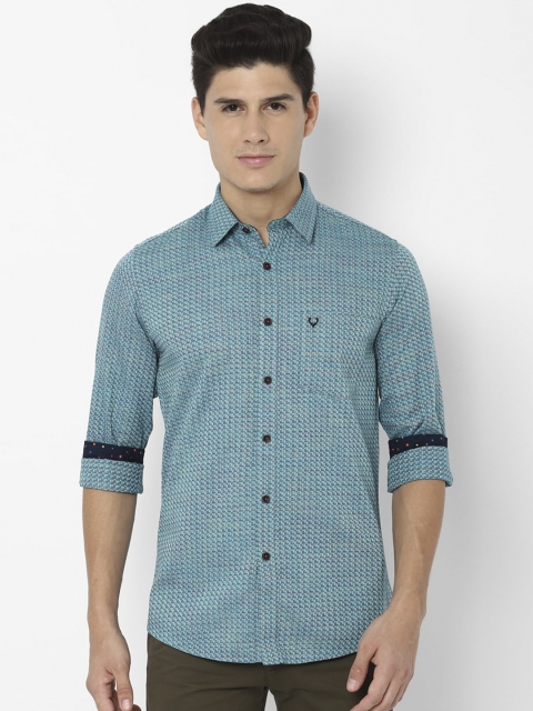 

Allen Solly Men Blue Slim Fit Checked Casual Shirt