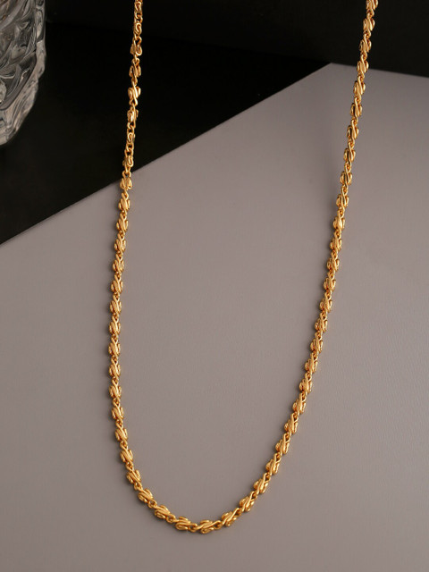 

Tistabene Men Gold-Plated Alloy Gold-Plated Chain