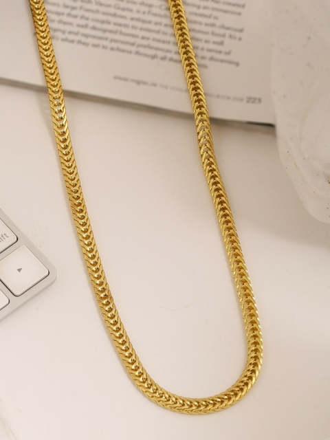 

Tistabene Men Gold-Toned Alloy Gold-Plated Chain