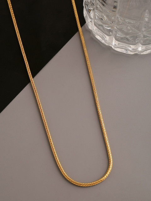 

Tistabene Men Gold-Plated Snake Chain