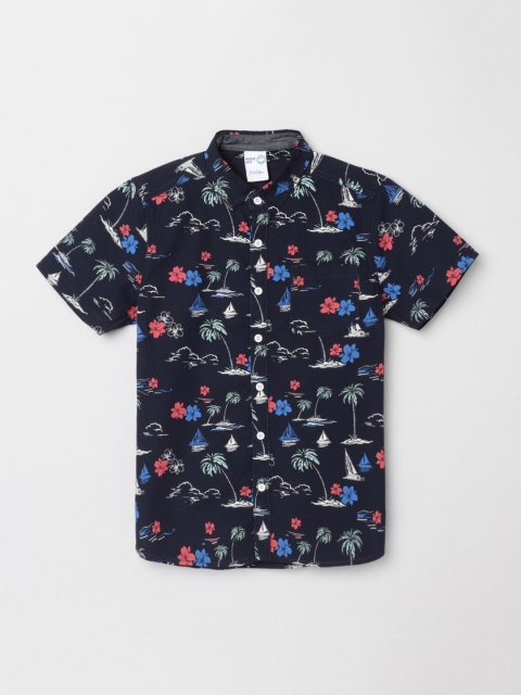 

max Boys Multicoloured Regular Fit Printed Casual Shirt, Multi