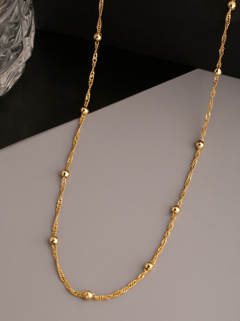 

Tistabene Men Gold-Toned Alloy Gold-Plated Chain