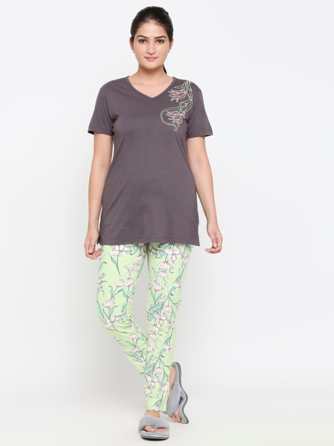 

XIN Women Lime Green Floral