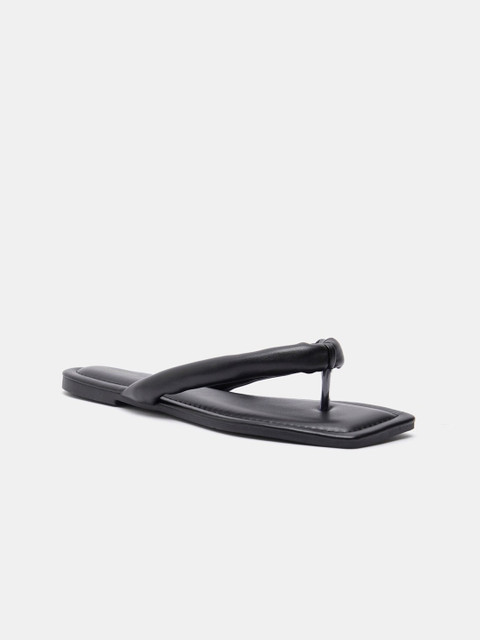 

shoexpress Women Black T-Strap Flats