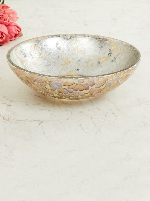 

Home Centre Multicoloured Fiesta Jairo Mosaic Decor Bowl, Brown