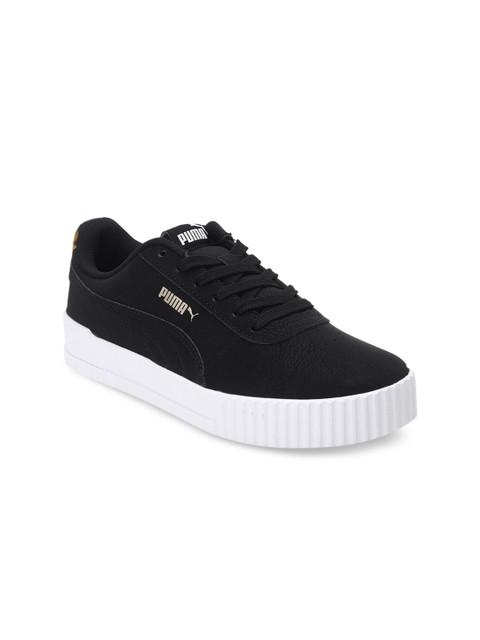 

Puma Women Black Carina Leo SoftFoam+ Sneakers