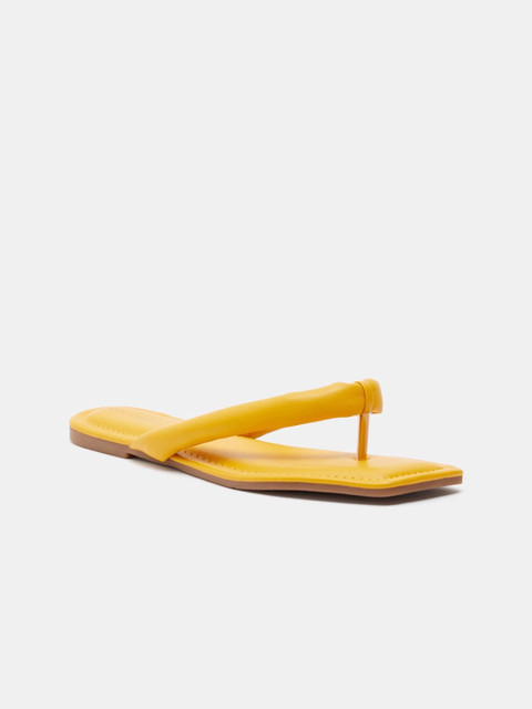 

shoexpress Women Yellow Open Toe Flats
