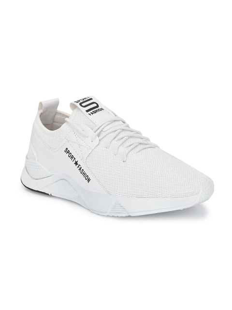 

Giorgio Men White Mesh Running Shoes