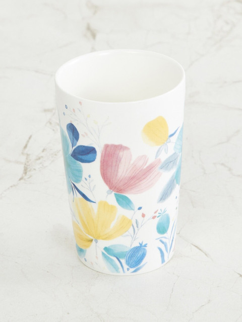 

Home Centre Multicoloured Floral Printed Toothbrush Holder, Multi