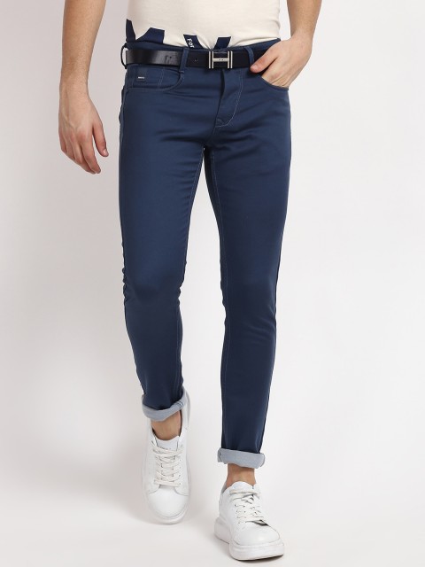 

V2 Value & Variety Men Blue Regular Trousers