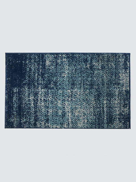 

Home Centre White & Blue Woven Traditional Bristol Doux Plus Anti-Skid Carpet