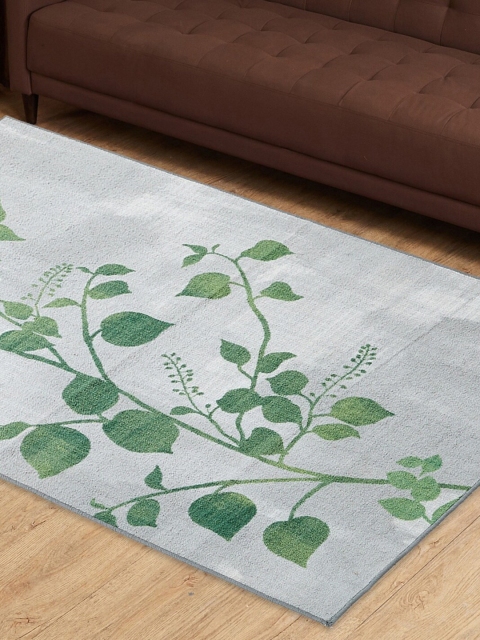 

Homecentre Grey & Green Printed Alice Foldable Rug