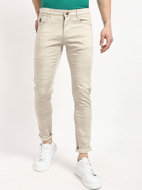 

V2 Value & Variety Men Beige Regular Trousers Regular Trousers