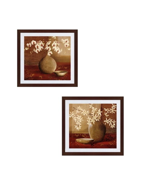 

Home Centre Beige & Red Set of 2 Corsica Pot Picture Frame