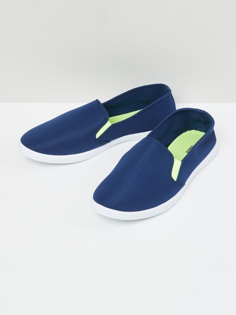 

max Women Navy Blue Slip-On Sneakers