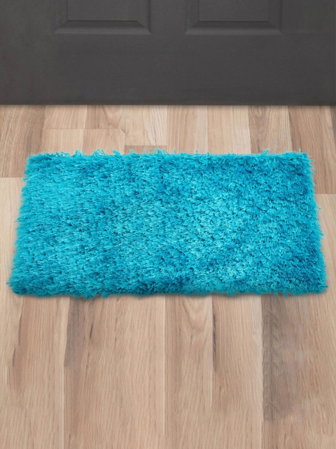 

Home Centre Teal Blue Textured Serene Tufted Door Mat