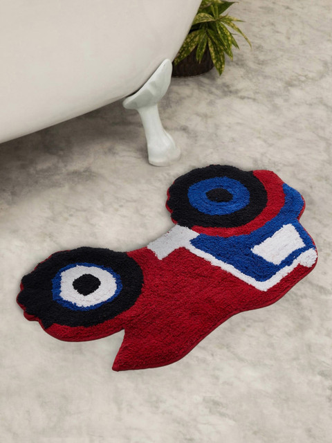 

Home Centre Multicoloured Truck Pattern Bath Mat, Multi