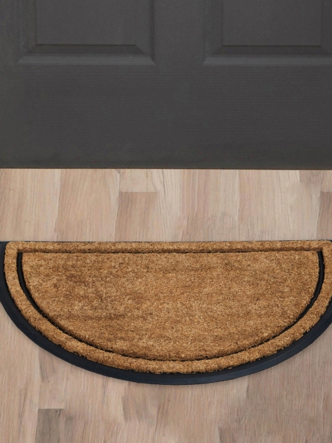 

Home Centre Brown Elite Textured Semi-Circular Coir Doormat